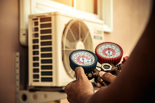 Professional Hvac Maintenance technician working in Smithville, GA